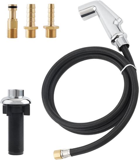 Amazon.com: Hygie Rinse Kitchen Sink Side Sprayer with Water Flow ...