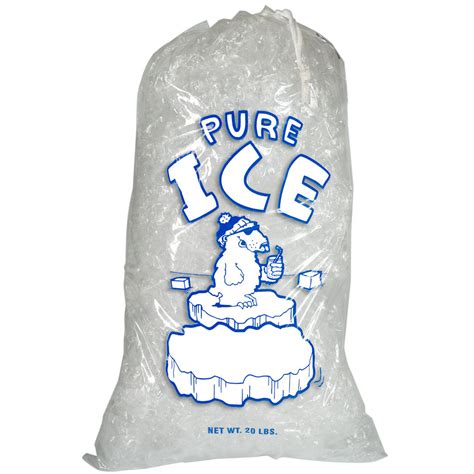 20 lb Ice Bags with Drawstrings (250 Bags/Case) – Ice Bags Direct