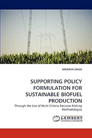 Supporting Policy Formulation for Sustainable Biofuel Production ...