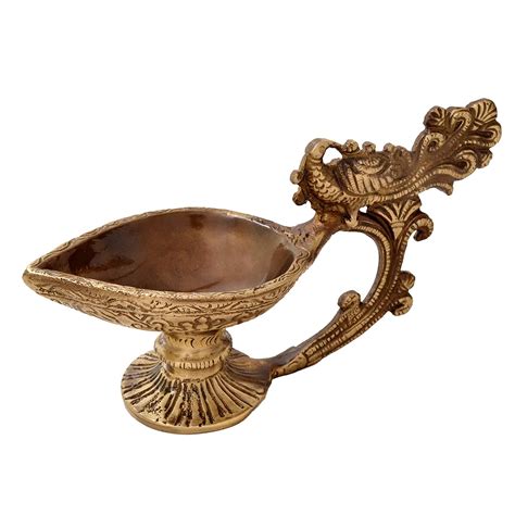 Brass Handcrafted Pooja Deepak – Two Moustaches Store