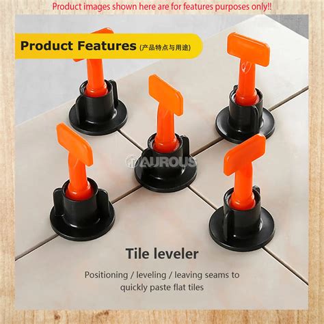 50 PCS MOSAIC TILE LEVELERS REUSABLE TILE LEVELING SYSTEM SPACER LEVEL ...