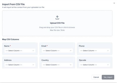Image result for Import Contacts From CSV File