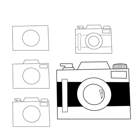 31+ Easy and Simple Camera Drawing Ideas - Drawing Photos1