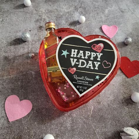 Send Johnnie Walker Red Label Miniature with Chocolate Valentine Gift ...