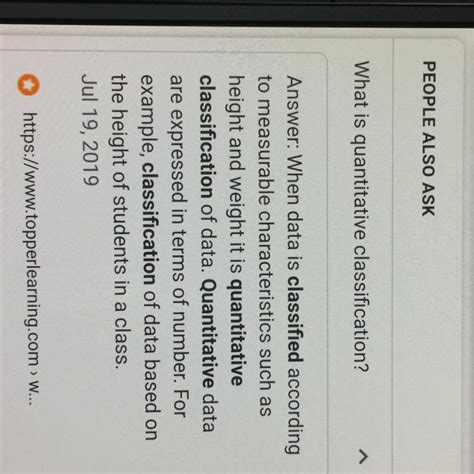 What is a qualitative classification? - Brainly.in