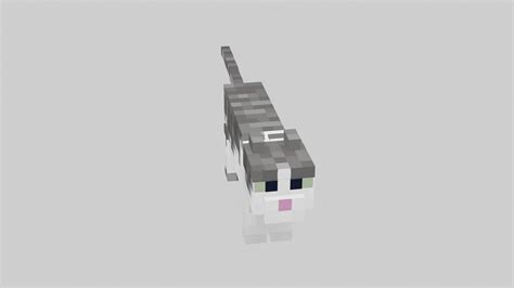 Image result for Cartoon Cat 3D Model Minecraft