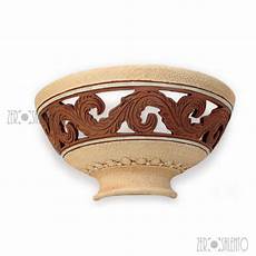 applique terracotta lada applique a mezzaluna traforata da muro applique terracotta lada applique a mezzaluna traforata da muro