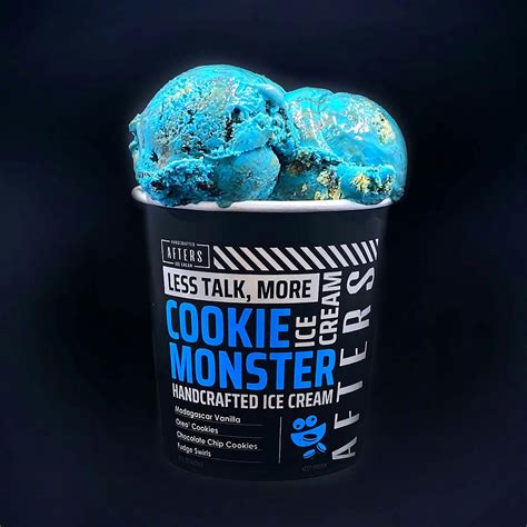 Cookie Monster Ice Cream - 4 Pints by Afters Ice Cream | Goldbelly