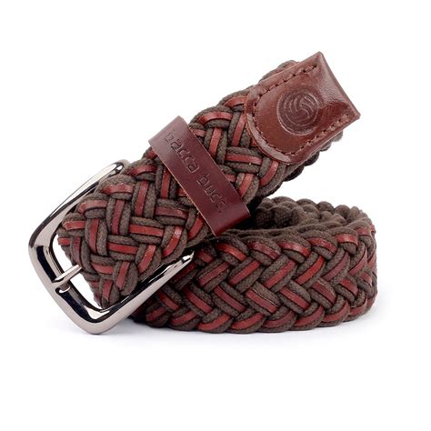 Mens Woven Belt | Braided Belt with an Alloy Buckle | Bacca Bucci