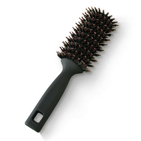 Rey Naturals Round Vented Hair Brush for men and women | Quick Drying