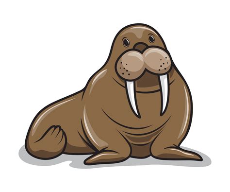 Walrus Cartoon Illustrations 3513794 Vector Art at Vecteezy