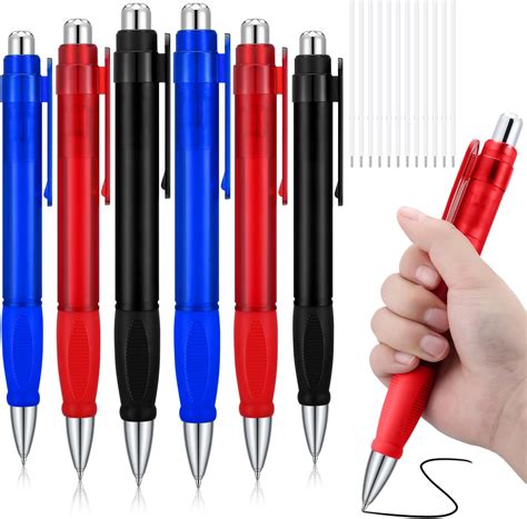 Amazon.com : Crtiin 6 Pcs Big Fat Pens Easy Grip Giant Sized Ink Jumbo ...