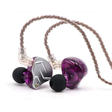 Linsoul KZ ZSN Pro Dual Driver 1BA+1DD Hybrid Metal In-Ear Wired ...