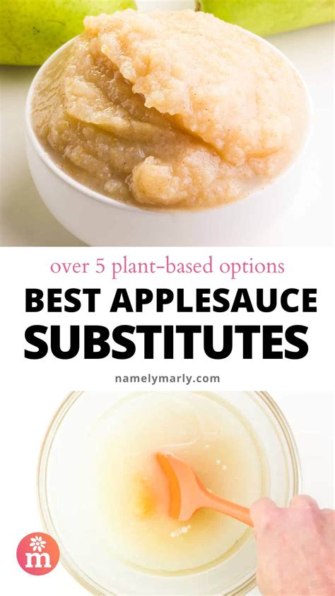 The Best Applesauce Substitute for Baking (10 Easy Options!) - Namely Marly