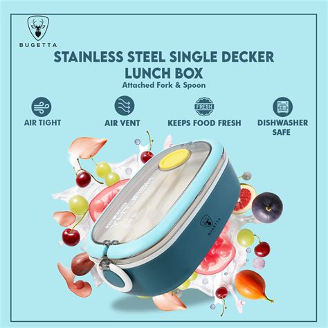 Single Decker Lunch Box, Stainless Steel Single Decker Lunch Box, Stai ...
