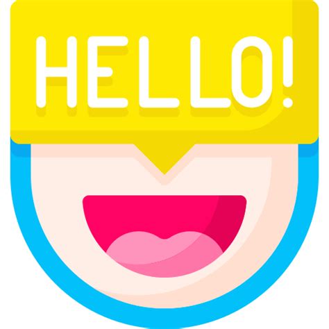 Image result for Hello I AM Icon