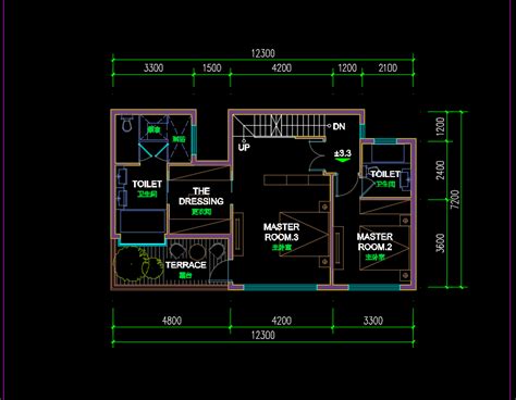 三层180㎡联排别墅户型设计图免费下载 - 建筑户型平面图 - 土木工程网