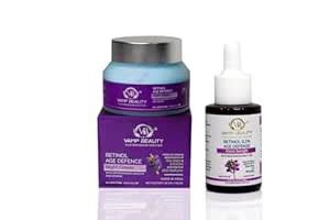VAMP BEAUTY Anti-Ageing Combo (Retinol Face Serum with bakuchi extract ...