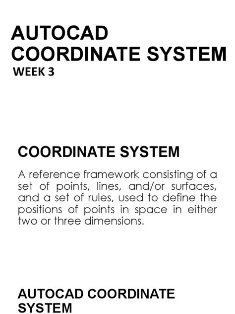 Image result for AutoCAD Coordinate System Command