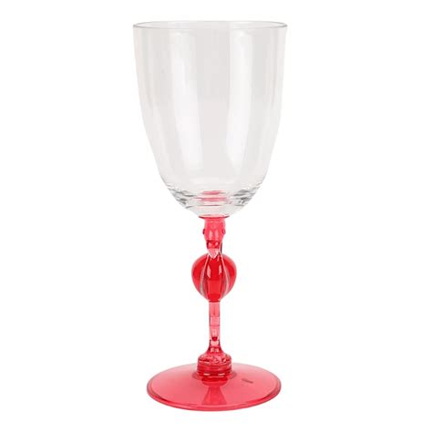 Flamingo Stemmed Acrylic Wine Glass | At Home
