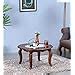 WOODTREND Sheesham Wood Round Coffee Table Living Room, Hall, Bedroom ...