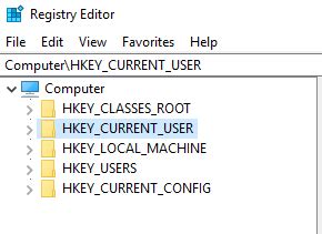Hkey CurrentUser 的图像结果