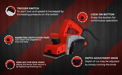 HPD Shakti Electric Wood Planer Machine | Randa Machine | 500 Watt ...