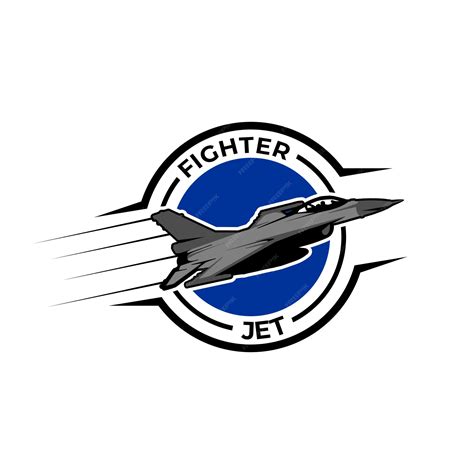 Premium Vector | A fighter jet logo with the words fighter jet in the ...