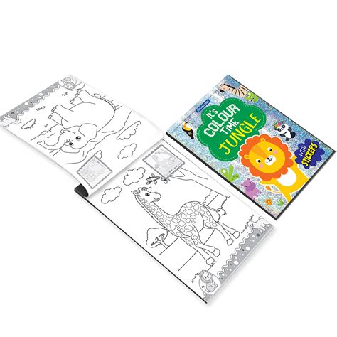 Buy Dreamland Jungle - It's Colour time with Stickers - An Activity ...