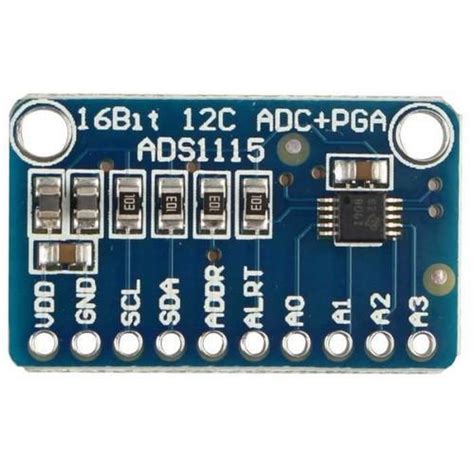 ADS1115 16-Bit ADC- 4 Channel with Programmable Gain Amplifier – Indian ...