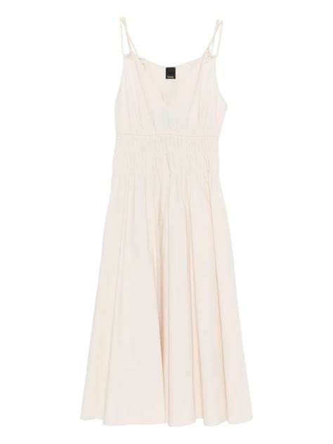 Pinko Amie Gathered Midi Dress Price in India | Culture Circle