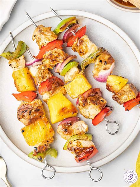 Pineapple Chicken Kabobs - Belly Full
