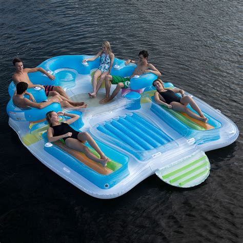 Tropical Tahiti Floating Island - Sam's Club | Lake toys, Inflatable ...
