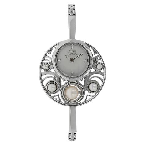 Buy Online Titan Raga Mother of Pearl Dial Women Watch With Metal Strap ...