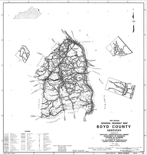 Boyd County, KY Map