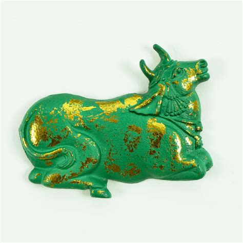 Buy Cows | Pichwai Seated Patina Nandi Wall Decor | Shop at The Purple ...