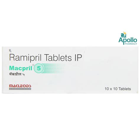 Macpril 5 Tablet 10's Price, Uses, Side Effects, Composition - Apollo ...