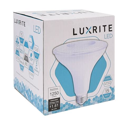 Luxrite 120-Watt EQ PAR38 Bright White Medium Base (e-26) Dimmable LED ...