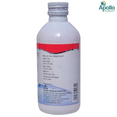 Nuloc-Mps Sugar Free Mint Suspension 200 ml Price, Uses, Side Effects ...