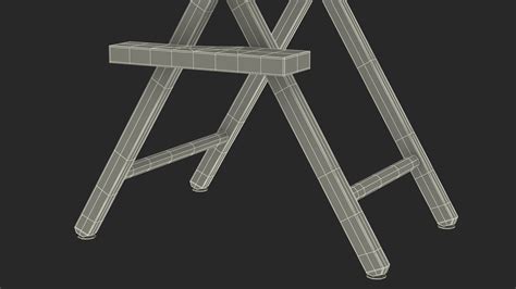 3D model Tall Folding Chair Mockup | 3D Molier International