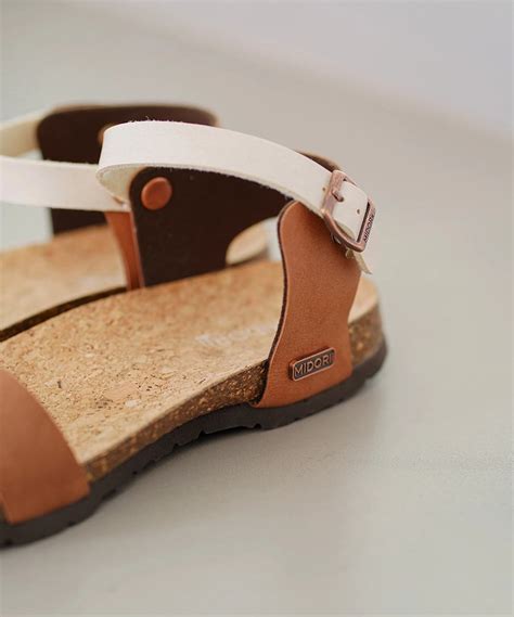 French Camel Ankle Straps Sandals for Women - MIDORii