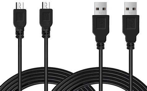 CONNYAM 2 Pack 10ft PS4 Controller Charging Cable Sync Cord, Charge and ...
