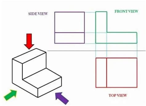 Image result for Engineering Drawing Views