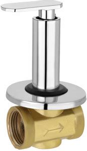 Pray Flush Cock With Wall Flange Chrome Plated Brass Tap For Bathroom ...