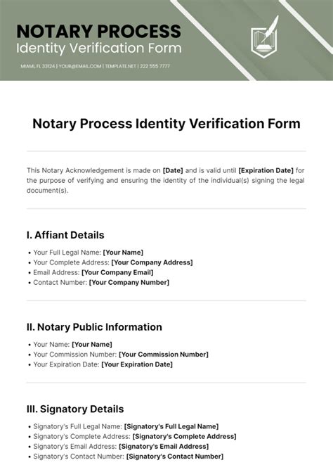 Image result for Verification Notary Form