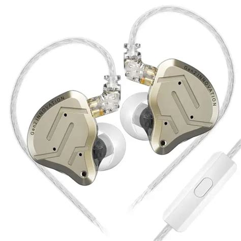 KZ ZSN PRO 2 Wired IEM Earphone with Mic, Hybrid 10mm Super-Linear ...