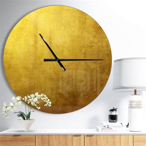 Designart Analog Round Wall Clock at Lowes.com