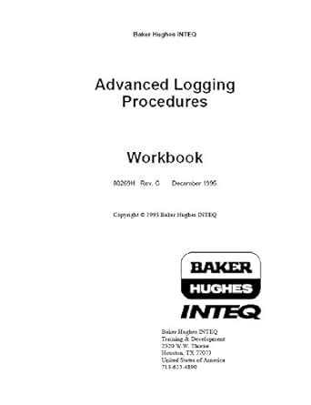 Advanced Logging Procedures: Well Logging eBook : Hughes, Baker: Amazon ...