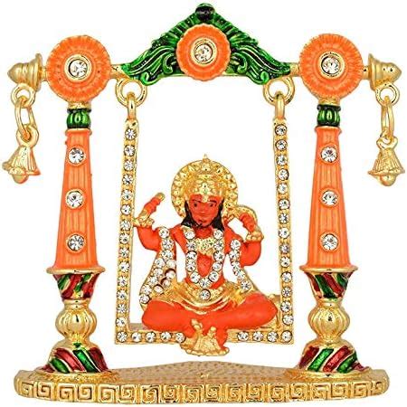 GCT Lord Hanuman Idol on Jhula Bajrang Bali Idol (B-102) Color Metal ...