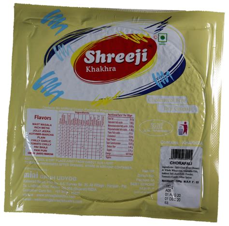 Buy Khakhra Combo Pack from Shreeji Khakhra, Rajkot Online | Foodwalas